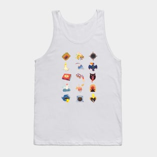 15 Fears Risograph Icons Tank Top